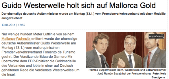 Screenshot Copyright Mallorca Zeitung